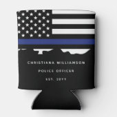 Rafraîchisseur Pour Canette Diplôme de l'École de police de police (Dos)