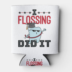 Rafraîchisseur Pour Canette Diplôme de l'école dentaire Dentist Funny Flossi