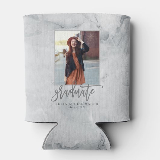 RAFRAÎCHISSEUR  POUR CANETTE DIPLÔME EN MARBRE ET EN OR ROSE (Dos)