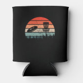 Rafraîchisseur Pour Canette Disque Golf Rétro (Devant)