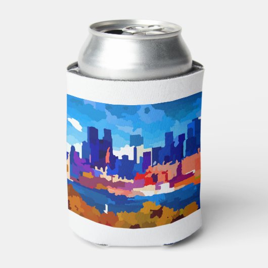 Rafraîchisseur Pour Canette District d'affaires Skyline de Montréal (Can devant)