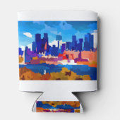 Rafraîchisseur Pour Canette District d'affaires Skyline de Montréal (Dos)