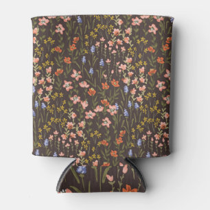 Rafraîchisseur Pour Canette Ditsy Flowers : Vintage Mille-Fleur Motif