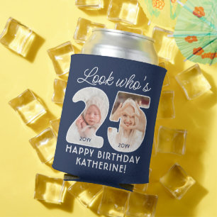 Rafraîchisseur Pour Canette DIY Couleurs • Regardez qui a 25 ans Fête d'annive