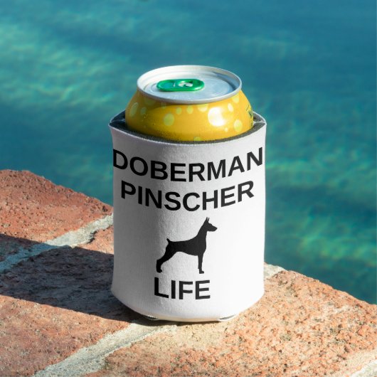 Rafraîchisseur Pour Canette doberman pinscher (Piscine in situ)