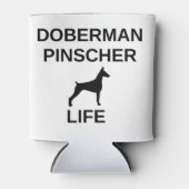 Rafraîchisseur Pour Canette doberman pinscher (Devant)