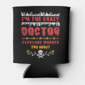 Rafraîchisseur Pour Canette Docteur Halloween (Devant)