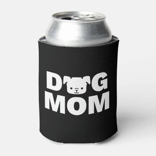Rafraîchisseur Pour Canette DOG MOM Can Cooler (Noir) (Can devant)