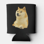 Rafraîchisseur Pour Canette Doge Chien Mème double face Noir (Dos)