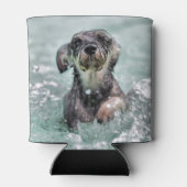 Rafraîchisseur Pour Canette Doggy Paddle mignon chien nager (Dos)