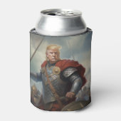 Rafraîchisseur Pour Canette Donald Trump 2024 Viking Warrior Hero Funny AI (Can devant)