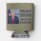 Rafraîchisseur Pour Canette Donald Trump American Badass populaire (Devant)