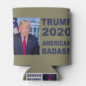 Rafraîchisseur Pour Canette Donald Trump American Badass populaire (Dos)