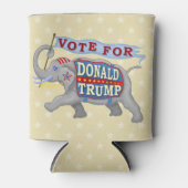 Rafraîchisseur Pour Canette Donald Trump Président 2024 Eléphant républicain (Devant)