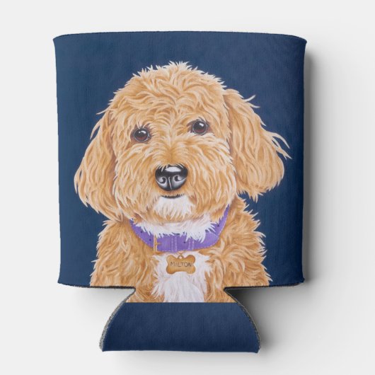 Rafraîchisseur Pour Canette Doodle de fête (Dos)