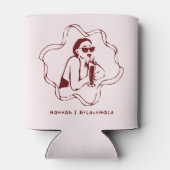 Rafraîchisseur Pour Canette Doodle Rétro Fantaisiste | Week-end entre filles (Dos)