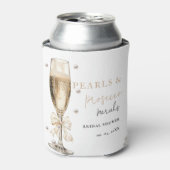 Rafraîchisseur Pour Canette Douche nuptiale Pearl & Prosecco (Can devant)