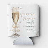 Rafraîchisseur Pour Canette Douche nuptiale Pearl & Prosecco (Dos)