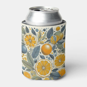Rafraîchisseur Pour Canette Douches de mariage à l'aquarelle élégante Citrus O