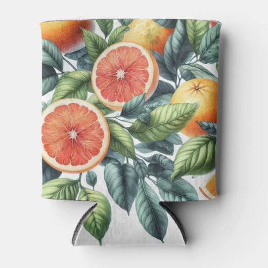 Rafraîchisseur Pour Canette Douches de mariage à l'aquarelle élégante et aux a (Devant)