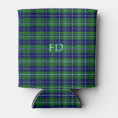 Rafraîchisseur Pour Canette Douglas Tartan officiel avec monogramme / initiale (Devant)