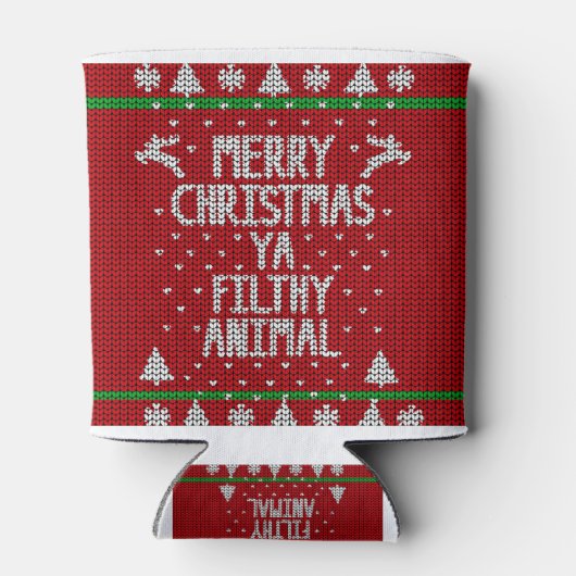 Rafraîchisseur Pour Canette Douleur de Noël moche (Dos)