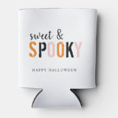 Rafraîchisseur Pour Canette Doux Et Éffrayant Coloré | Bonne Halloween (Devant)