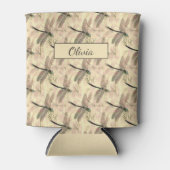 Rafraîchisseur Pour Canette Dragonfly Artistique Motif de design d'or (Devant)