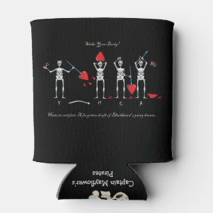 Rafraîchisseur Pour Canette Drapeau À Barbe Noire DU CAPITAINE MAYFLOWER