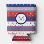 Rafraîchisseur Pour Canette Drapeau Abstrait américain 2 (Dos)