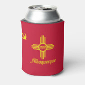 Rafraîchisseur Pour Canette Drapeau Albuquerque, Nouveau-Mexique Can Cooler (Can Dos)