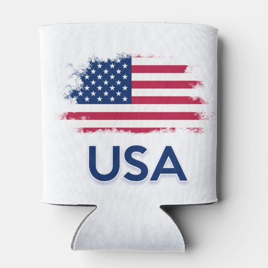 Rafraîchisseur Pour Canette Drapeau américain (Dos)
