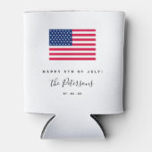 Rafraîchisseur Pour Canette Drapeau américain 4 juillet (Devant)