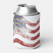 Rafraîchisseur Pour Canette Drapeau américain 4 juillet (Can devant)