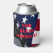 Rafraîchisseur Pour Canette "Drapeau américain" "cadeau patriotique" (Can Dos)