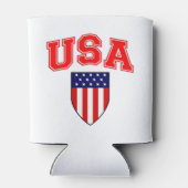 Rafraîchisseur Pour Canette Drapeau américain classique et Cool américain patr (Dos)