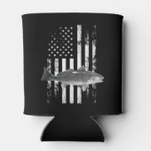 Rafraîchisseur Pour Canette Drapeau américain cool robuste Pêche au sébaste (Dos)