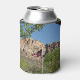Rafraîchisseur Pour Canette Drapeau américain dans le parc national de Zion II
