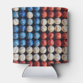 Rafraîchisseur Pour Canette Drapeau américain de baseball (Dos)