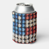 Rafraîchisseur Pour Canette Drapeau américain de baseball (Can Dos)