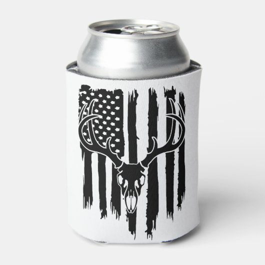 Rafraîchisseur Pour Canette Drapeau américain de chasse (Can devant)