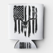 Rafraîchisseur Pour Canette Drapeau américain de chasse (Devant)