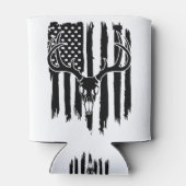 Rafraîchisseur Pour Canette Drapeau américain de chasse (Dos)