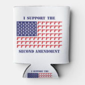 Rafraîchisseur Pour Canette Drapeau américain des armes à feu-Pistol—2e-Amende (Devant)