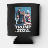 Rafraîchisseur Pour Canette Drapeau américain Donald Trump 2024 (Devant)