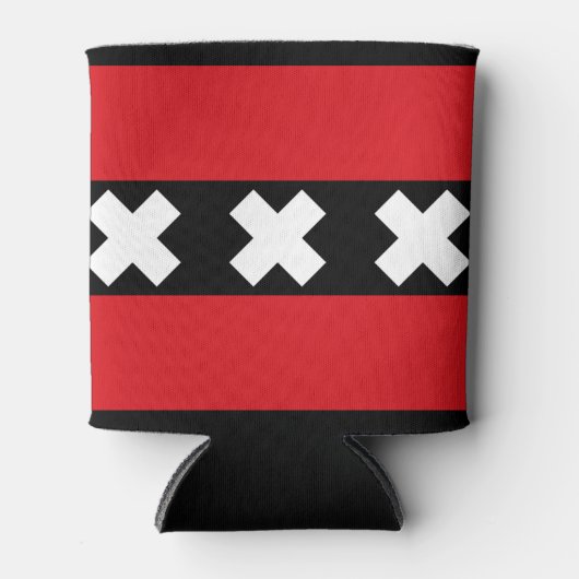 Rafraîchisseur Pour Canette Drapeau Amsterdam (Devant)