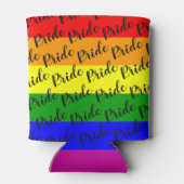 Rafraîchisseur Pour Canette Drapeau arc-en-ciel gay pride (Dos)