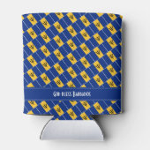 Rafraîchisseur Pour Canette Drapeau BARBADOS personnalisé (Dos)