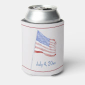 Rafraîchisseur Pour Canette Drapeau blanc 4 juillet (Can Dos)
