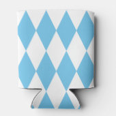 Rafraîchisseur Pour Canette Drapeau bleu et blanc Bavière Rhombus Motif (Dos)